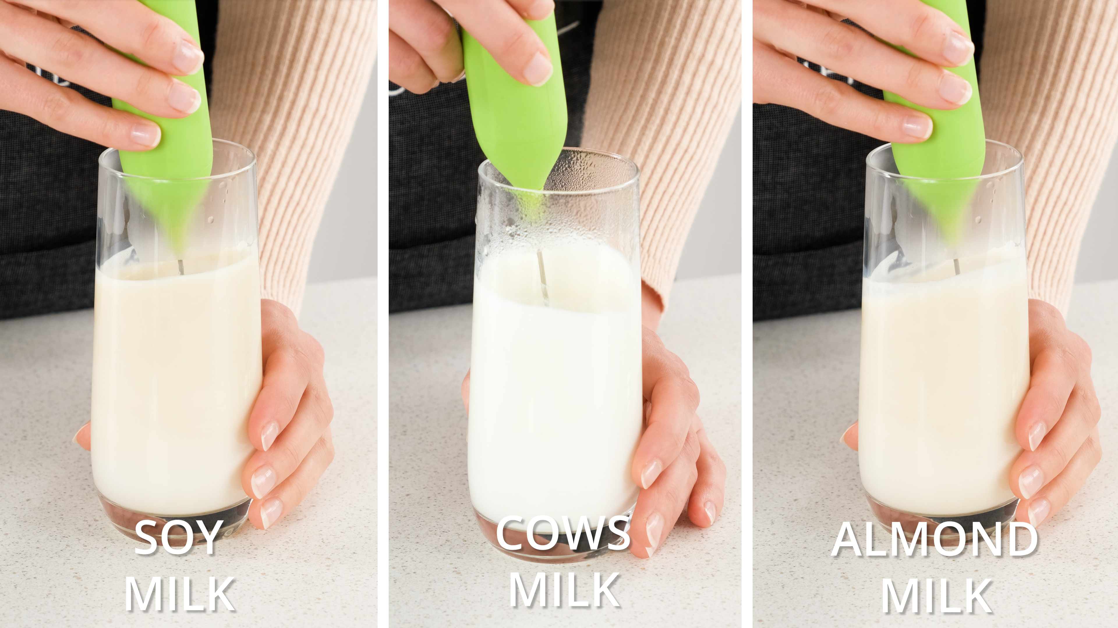 Amazon.com: Oliver's Kitchen ® Handheld Milk Frother- Create Milky